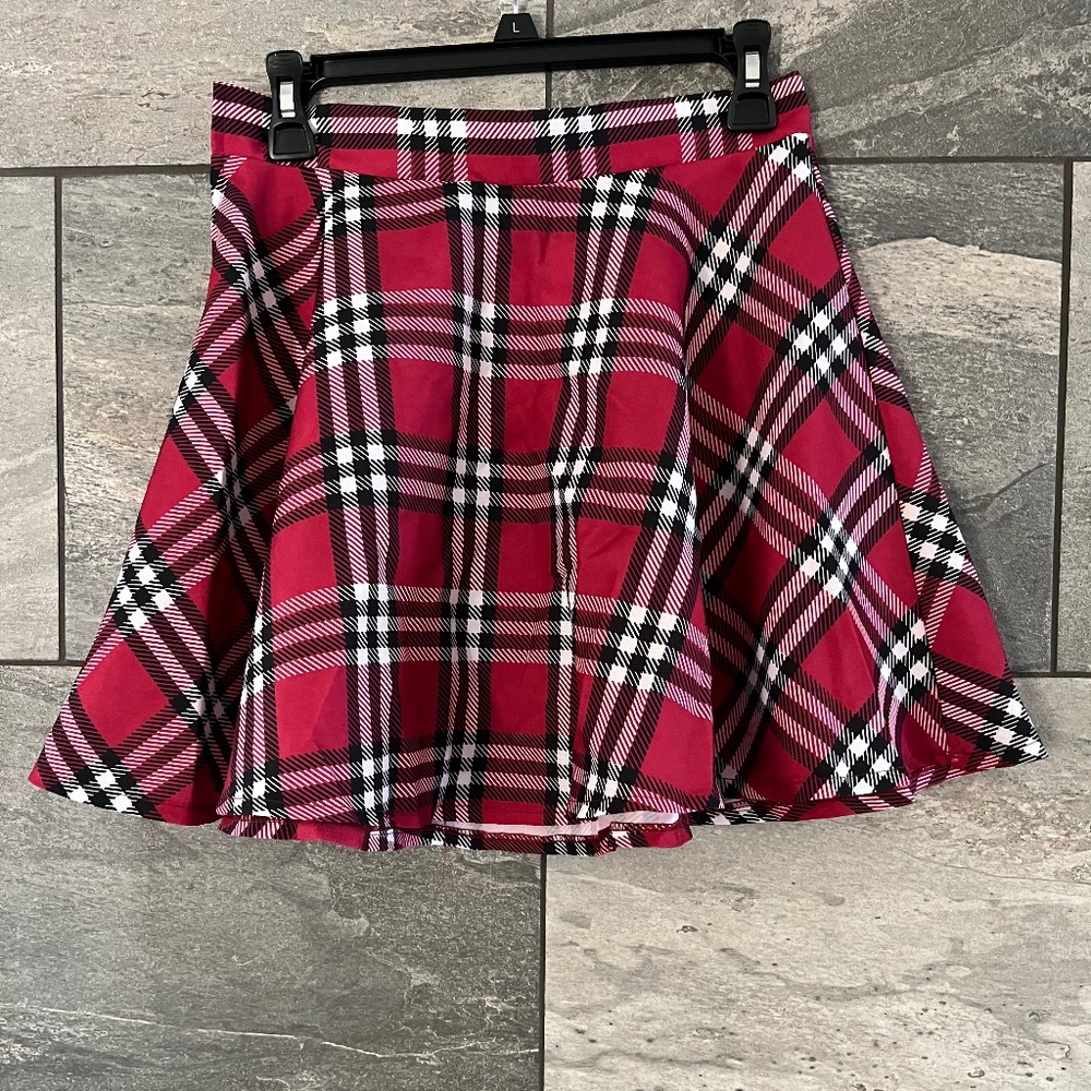 Plaid Mini Skirt